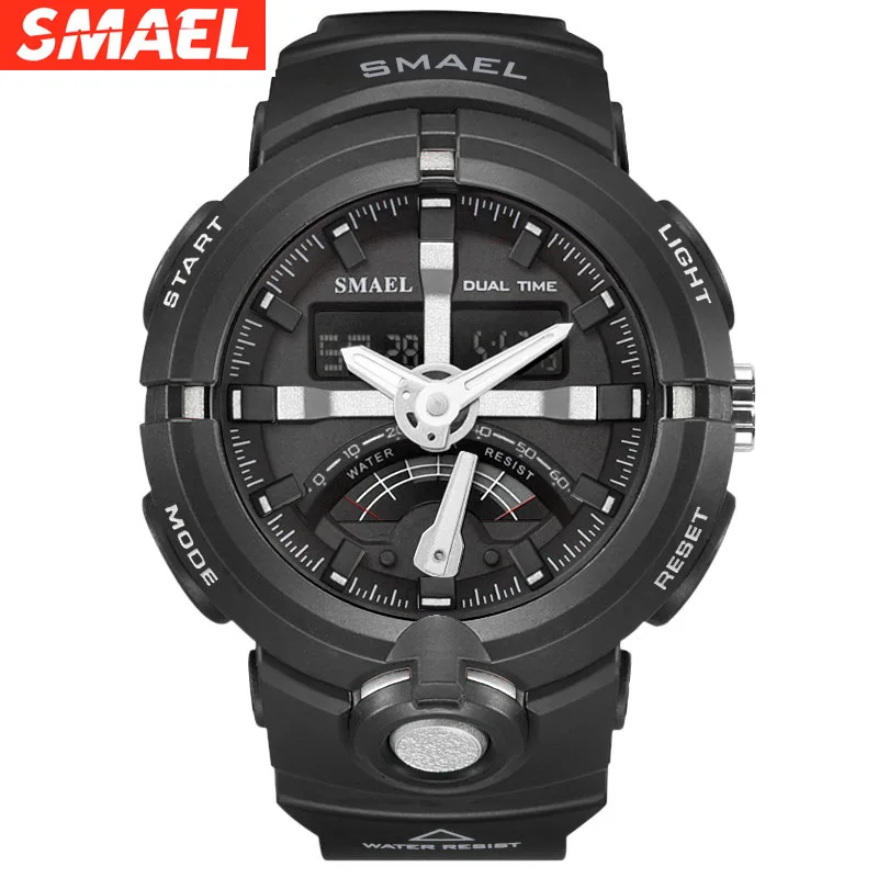 

Trendy Men's Electronic Watch Cool Multi-Functional Luminous Waterproof Dark Gold Men's Watch simple watch