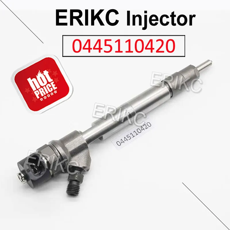 

ERIKC 0445110420 Genuine Common Rail Injector 0 445 110 420 Fuel Injection Type Diesel Oil Injectors 0445 110 420 For Bosch