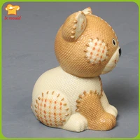 creative patch dog silicone mould diy handmade candle soap mold baking chocolate tool cartoon animal dog