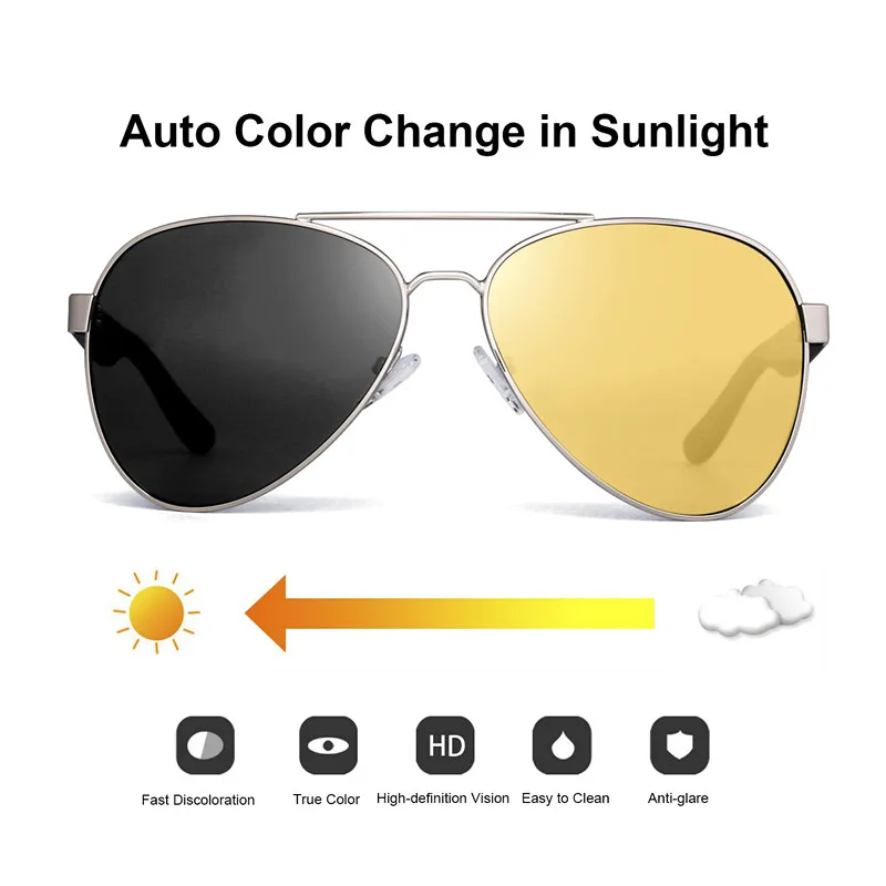 Очки ночного видения для вождения женские солнцезащитные очки мужчин