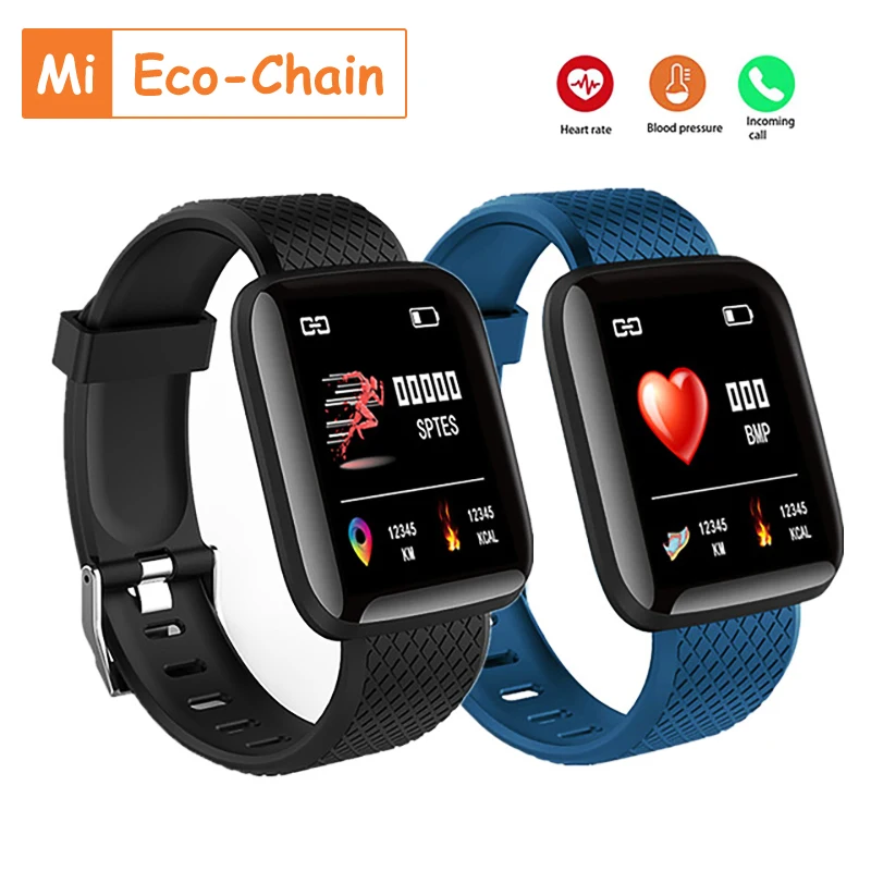 Официальный магазин Mi Eco Chain Смарт часы для мужчин и женщин 1 3 дюйма измерение