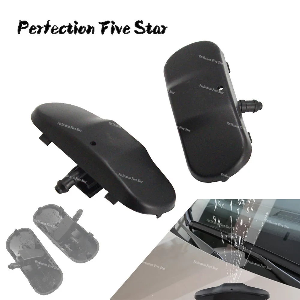 X2 Омыватель лобового стекла спрей сопла для VW Golf GTI Jetta Mk5 6 Passat Touran Tiguan Touareg Superb