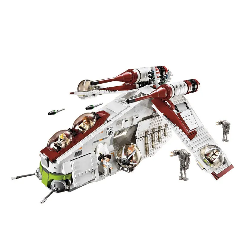 1224 шт. строительные блоки кирпичи 05041 совместимые с Legoingly 75021 серия StarWars