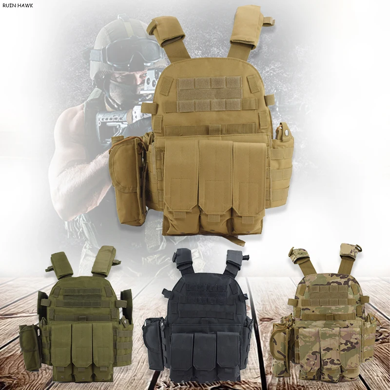

Molle Vest Outdoor Hunting Airsoft Paintball Molle Vest Hunting Tactical Body Armor Outdoor CS Game Paintball Airsoft Vest