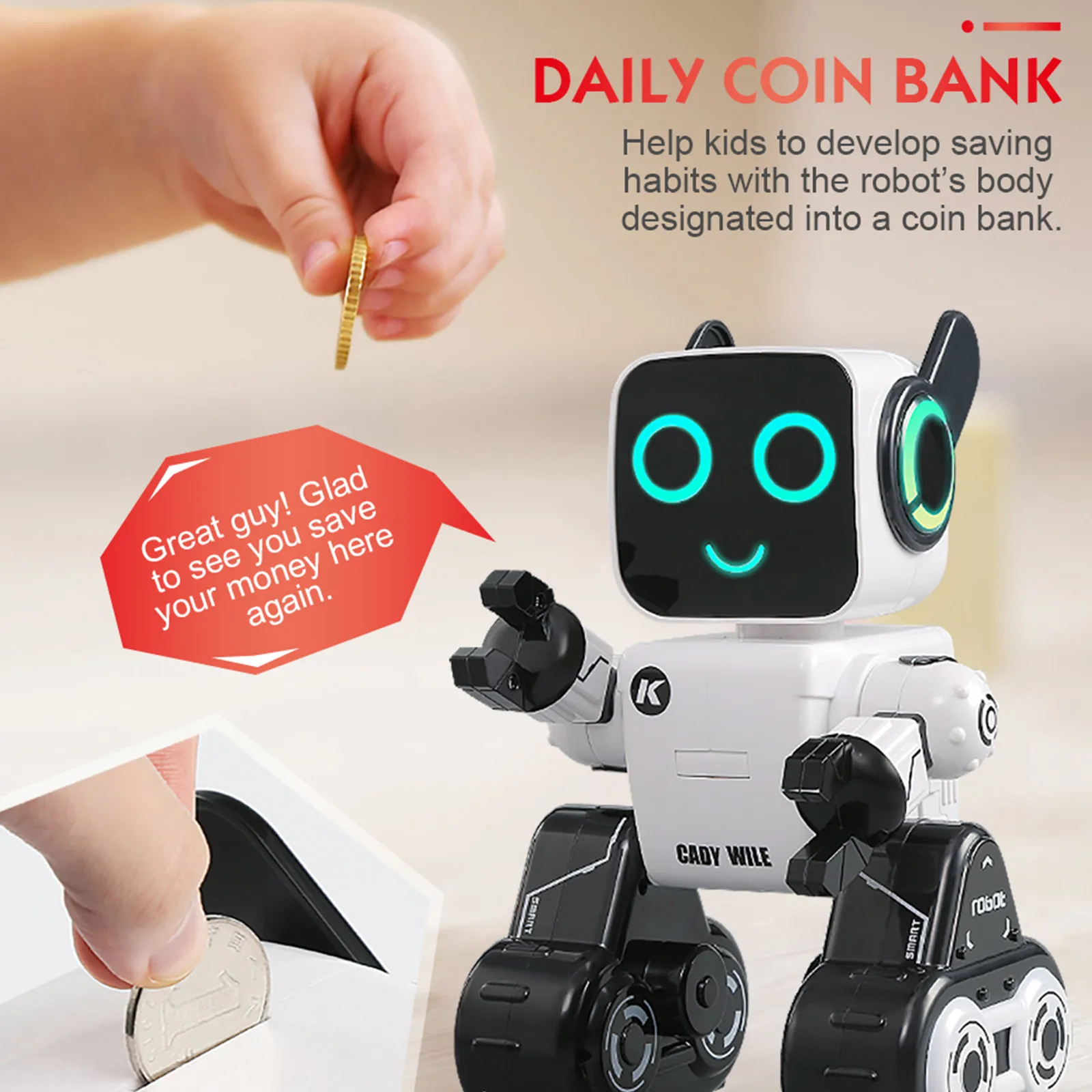 JJR/C R4 многофункциональная интеллектуальная радиоуправляемая игрушка-робот с