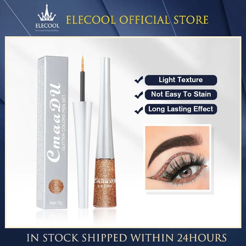

Neon Liquid Eyeliner Pencil Colorful Shiny Glitter Waterproof Long Lasting Blue Green Eye Liner Pen Women Makeup Eyes Cosmetics