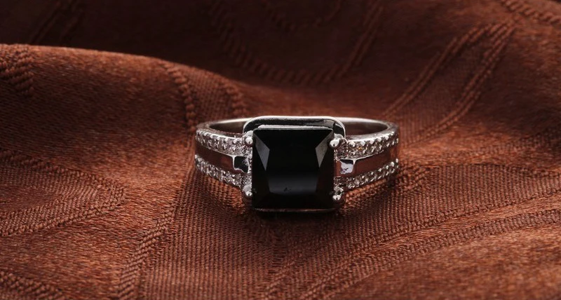 Роскошный хит продаж модное 925 пробы Серебряное кольцо с кубическим цирконием