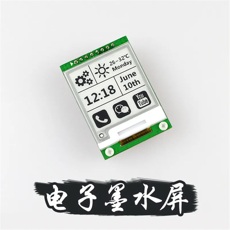 

E-ink screen module 1.54 inch Eink Bluetooth ZigbeeWiFi development board CC2640