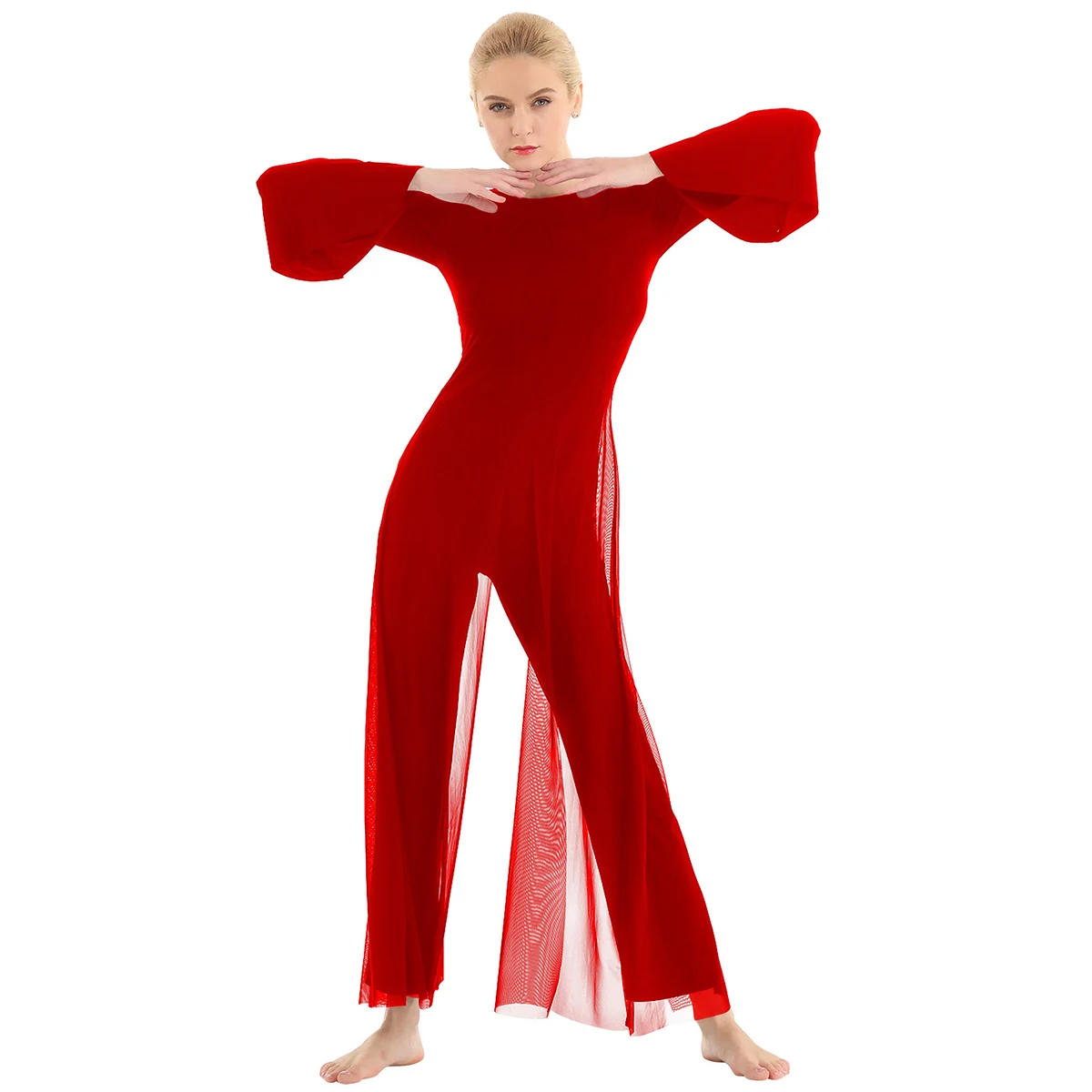 Элегантные женские платья для танцев и балета взрослых с круглым вырезом