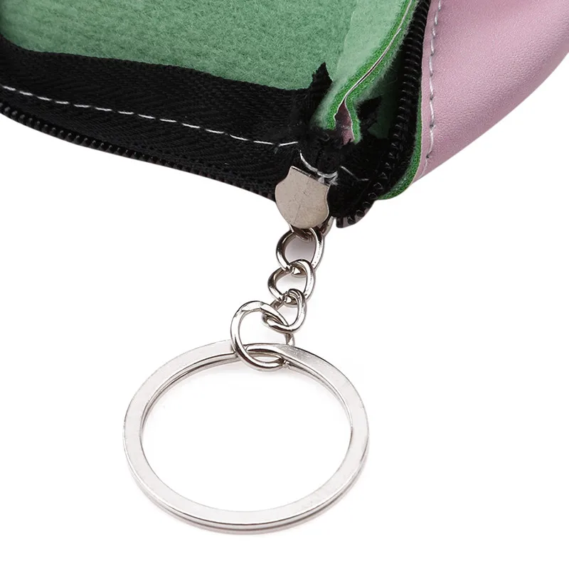 

Cartoon Cat Printed Key Cards Coin Purse Cute Creative Women Wallets Card Holder Portable Card Key Money Coin Bag