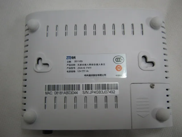ZTE ZXA10 F411 EPON ONU с одним ethernet и голосовым портом оптический сетевой терминал FTTH |