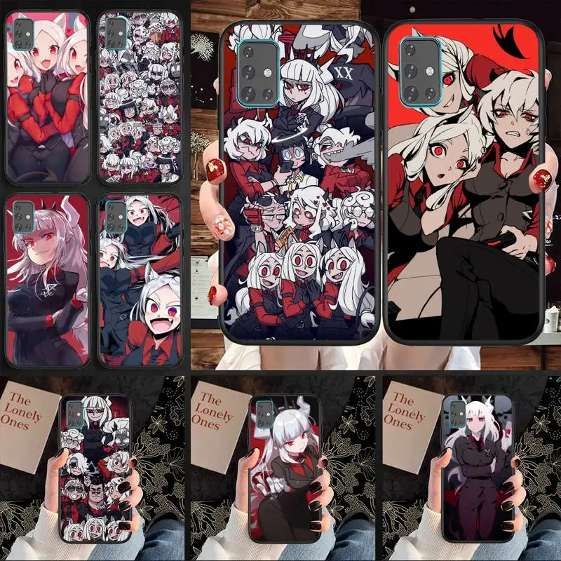 

GAME Girl helltaker Phone Case For Samsung S5 S6 S7 S8 S9 S10 S20 S21 Edge Plus E Fe Lite