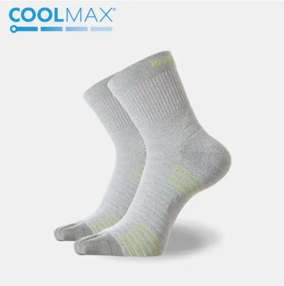 Мужские/мужские гольфы графеновые дышащие носки coolmax с пятью пальцами для