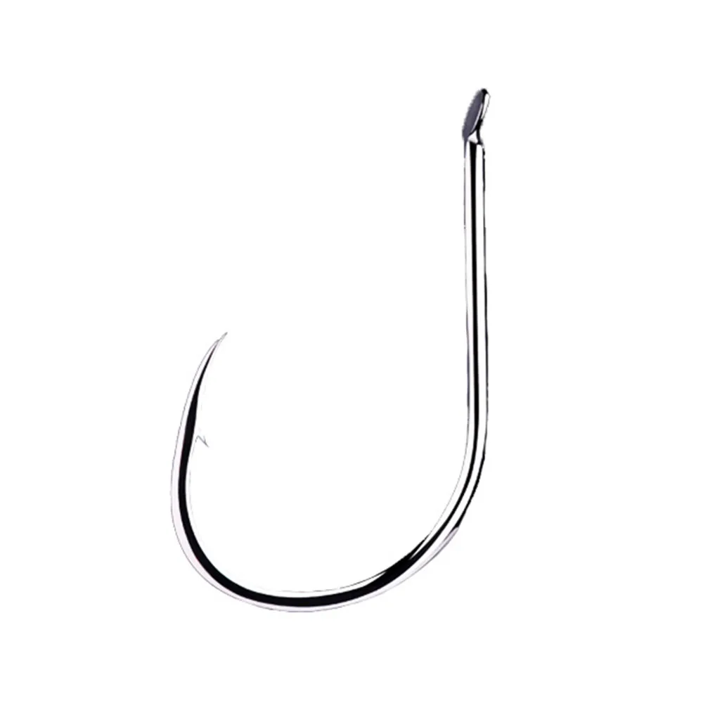 

100pcs Fishing Hooks High Carbon Chmical Sharpen Barbed Circle Hook Tackle Set Hardness Fishhooks