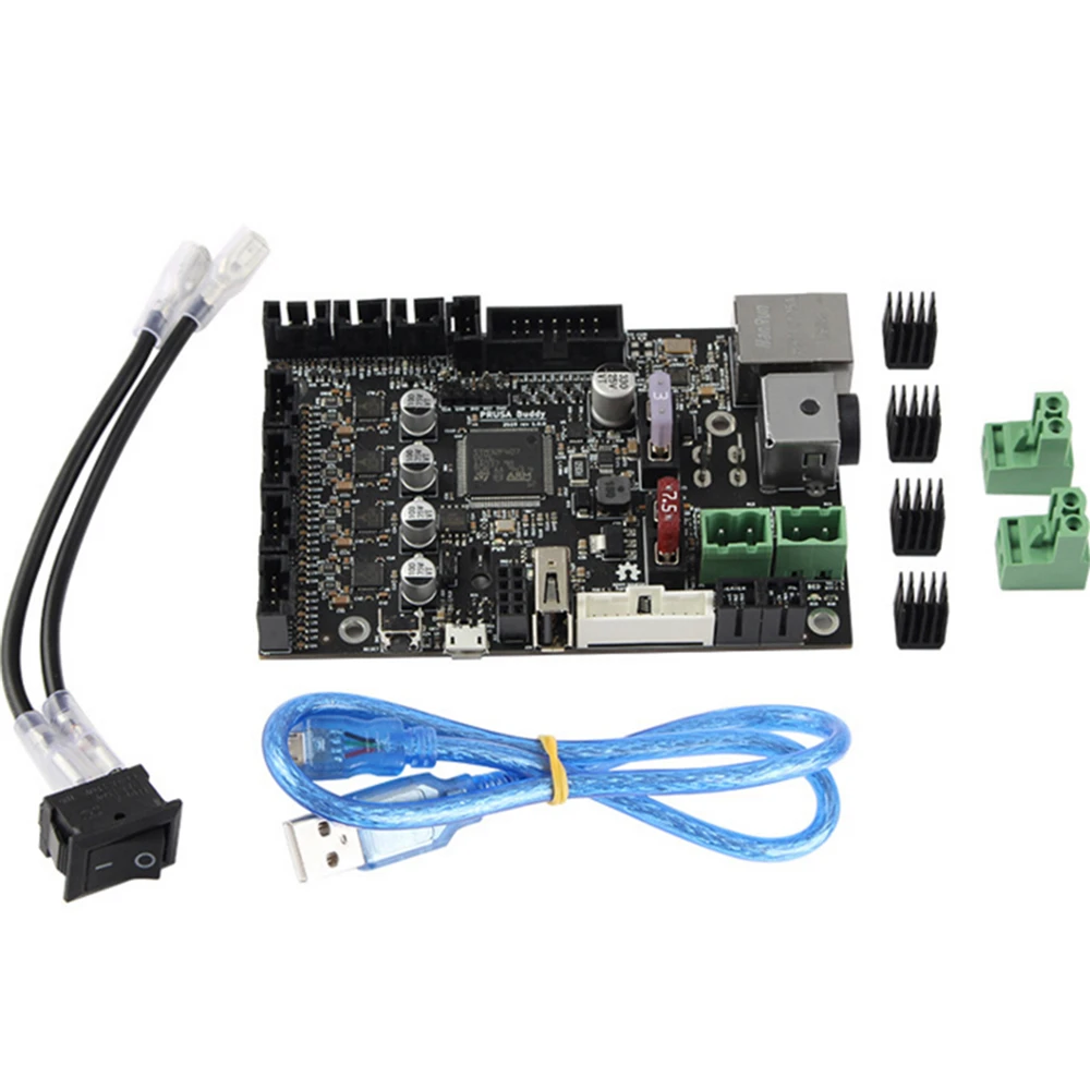 Запасная материнская плата для принтера Prusa Mini Buddy прошивка драйвер TMC2209 с экраном