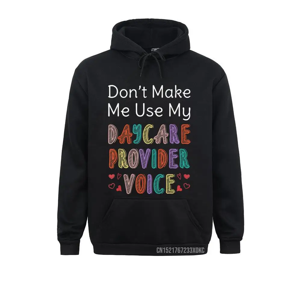 

Childcare Provider Daycare Provider Voice Hoodie Fitted Men Sweatshirts Vintage Hoodies Long Sleeve Gift Clothes Winter Autumn