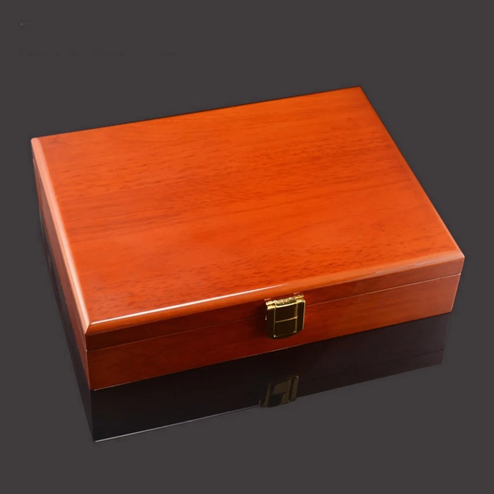 LAIDOJIN Cufflinks box Luxury Jewelry ring Gift Boxes High Quality Painted Wooden Box Case 20pairs Capacity 240*180*55mm |