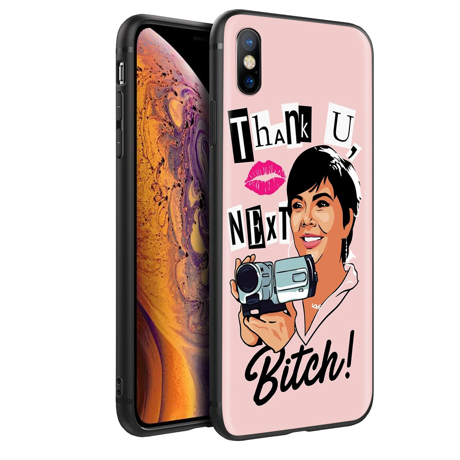 Мягкий силиконовый чехол YIMAOC Thank U Next Ariana Grande для iPhone 12 Mini 11 Pro XS Max XR X 8 7 6 6S Plus 5 5S