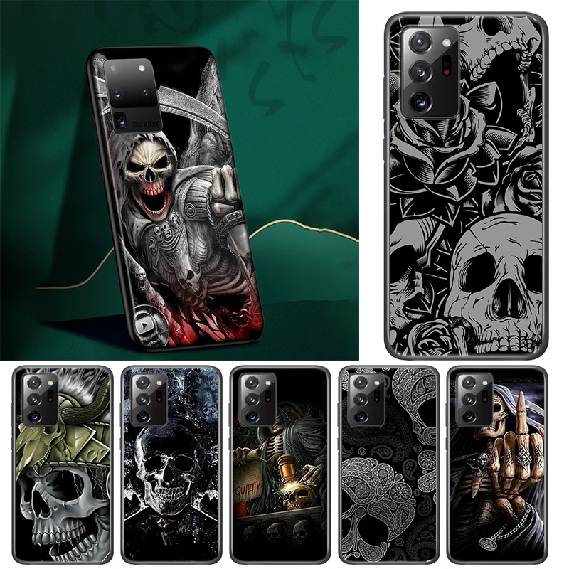 

Grim Reaper Skull Skeleton For Samsung A51 A91 A81 A71 A41 A31 A72 A52 A02 S A32 A12 A42 A21 S A11 A01 A03 Core UW Phone Case
