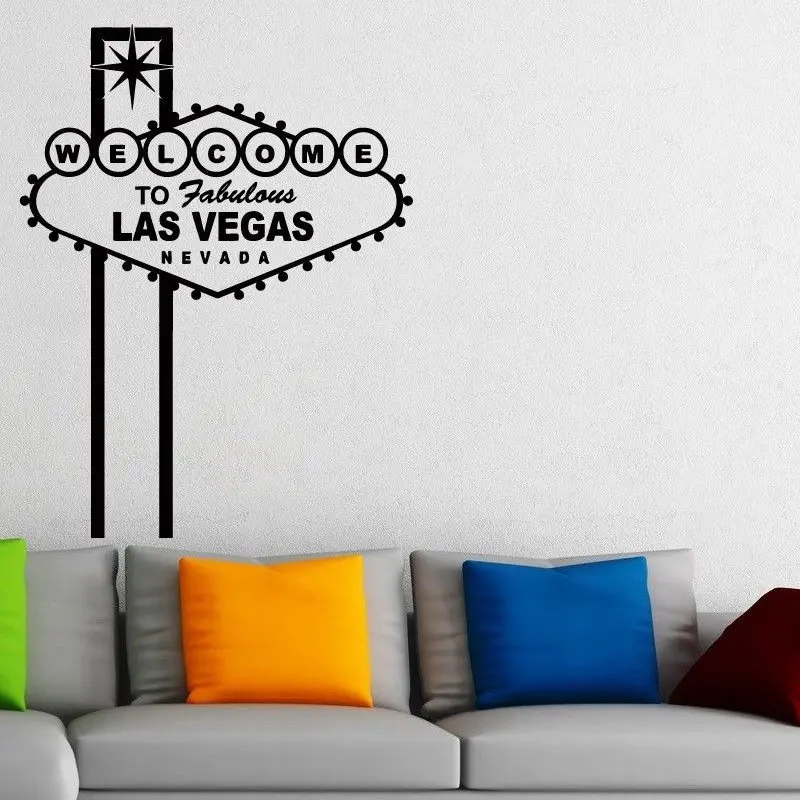 

Casino Sticker Gambling Decal Gamble Poker Posters Vinyl Wall Decals Home Decoration Decor Mural Casino Sticker