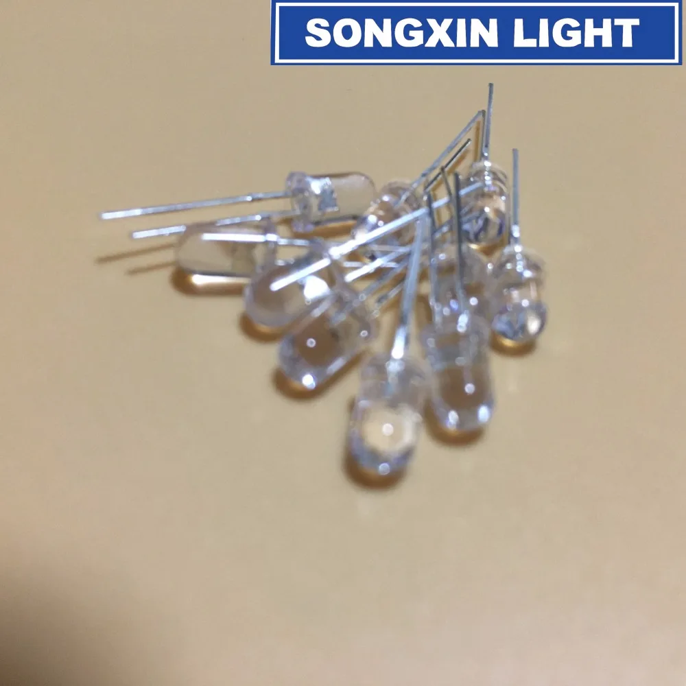 100 шт. 5 мм светодиодный мерцающий диод Мигающий Желтый мигающий Свеча светильник