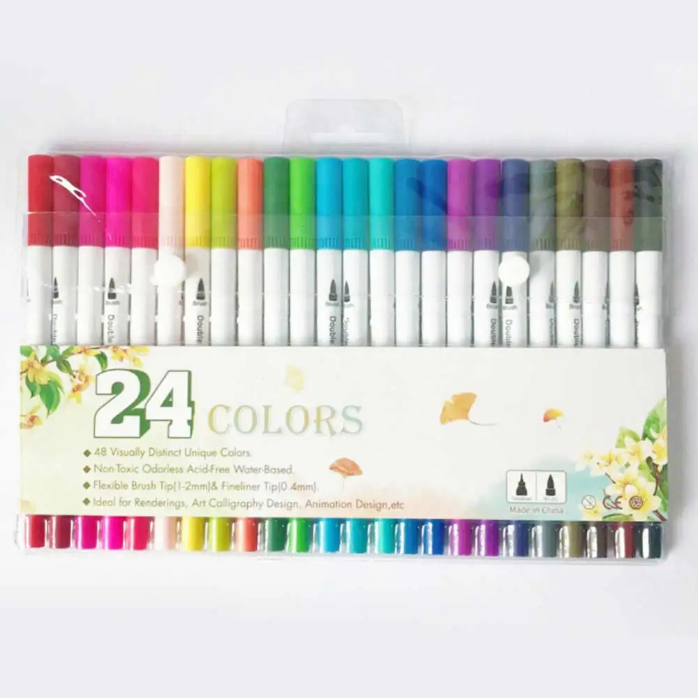 Набор фломастеров для рисования 24 цвета|Юный художник| |