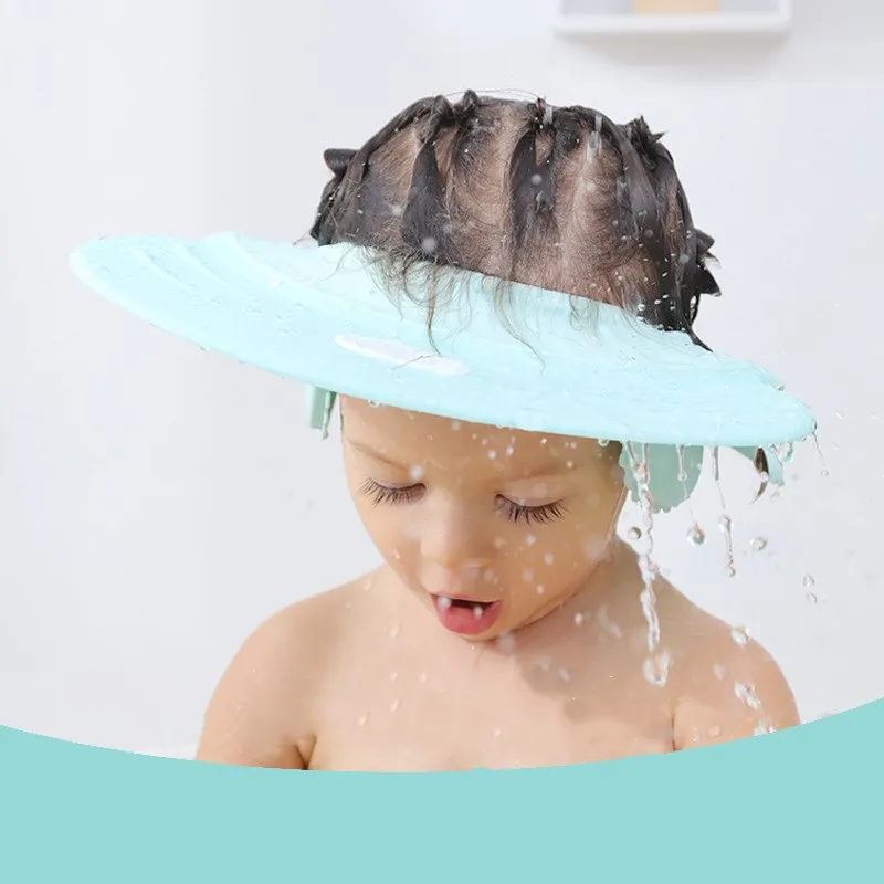 

Baby Shower Кепки дети при мытье головы; Мягкий плюшевый кролик уха Защита глаз Регулируемая шампунь для купания шляпа для маленьких мальчиков; В...