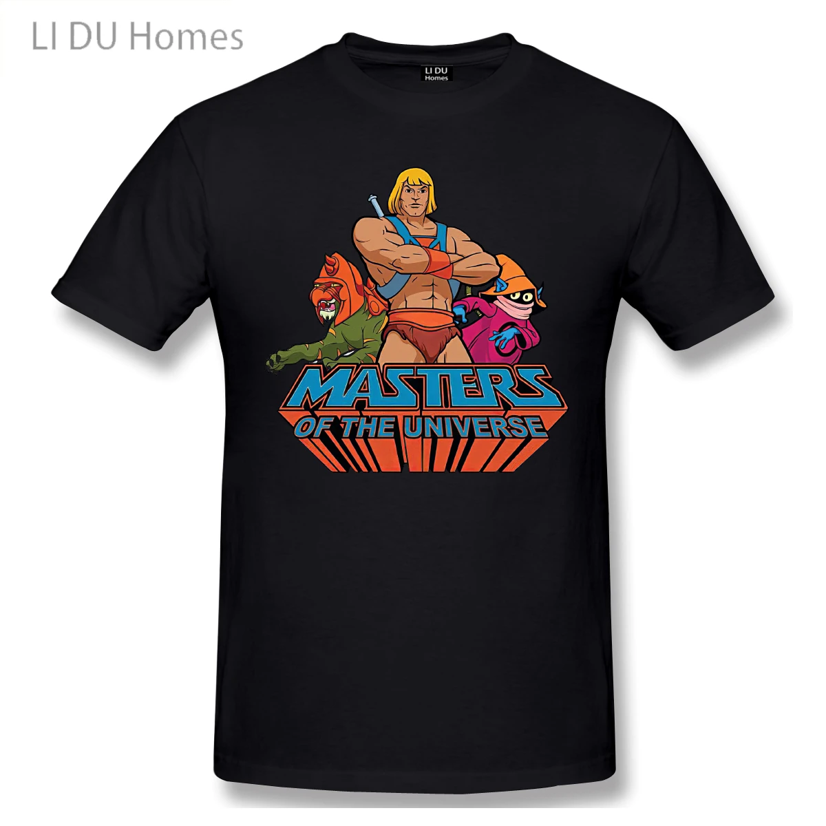 

LIDU HE-MAN MASTER OF THE UNIVERSE Anime Unisex Fit Colors T shirt man T Shirt Woman
