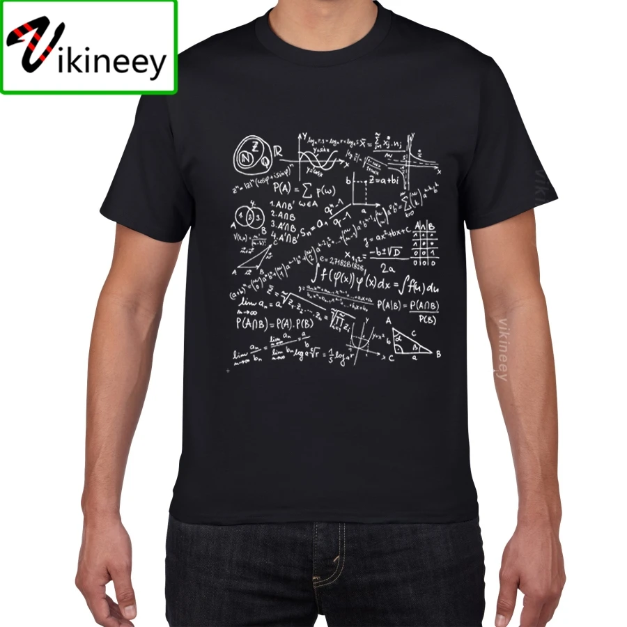 

Math Formulas Science tshirt Men Cotton Novelty Funny T-Shirt Men cool Summer Novelty Tee shirt Homme GEEK Top Tee men clothes