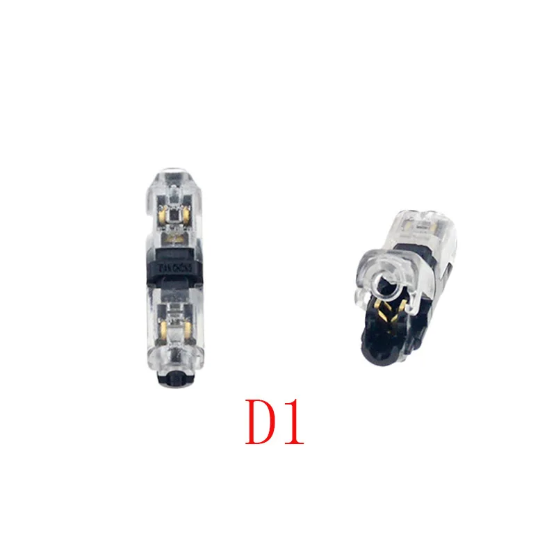 5pcs Spring Connector wire with no welding no screws Quick Connector cable clamp Terminal Block Easy Fit for led strip