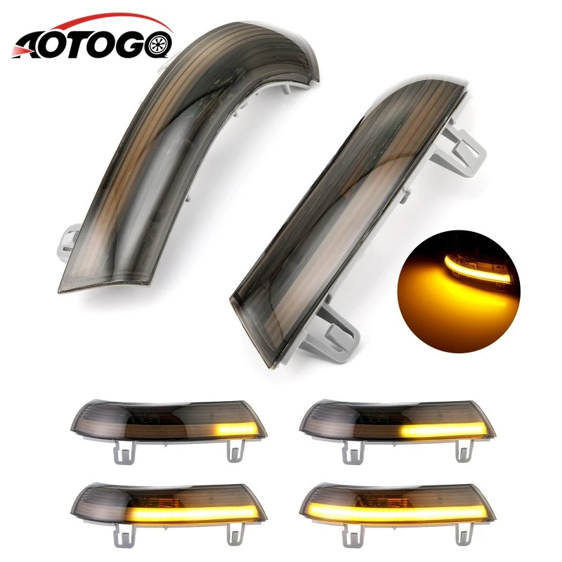 2 шт. Динамический светодиодный поворотник светильник мигалка боковое зеркало