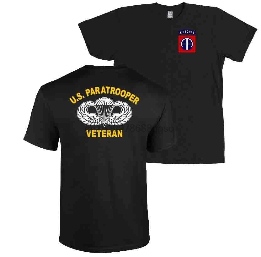 Брендовая одежда лето 2019 82nd Airborne дивизия США десантник футболка ветерана армии