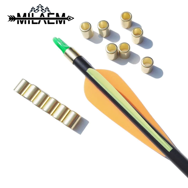 

50 шт. кольцо для стрельбы из лука взрывозащищенное кольцо подходит для OD 6 мм стрелы из лука Рекурсивный лук и стрелы Охотничьи аксессуары