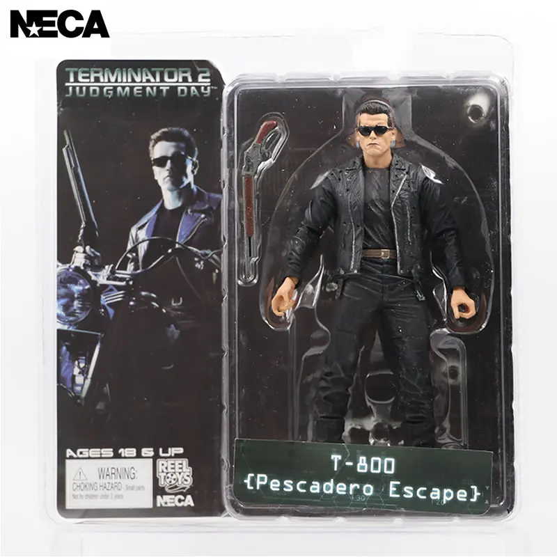 

Original NECA Action Figure 23cm Movie Classic Terminator Series T-800 Schwarzenegger Single Shot Version Doll Model Toy Gift