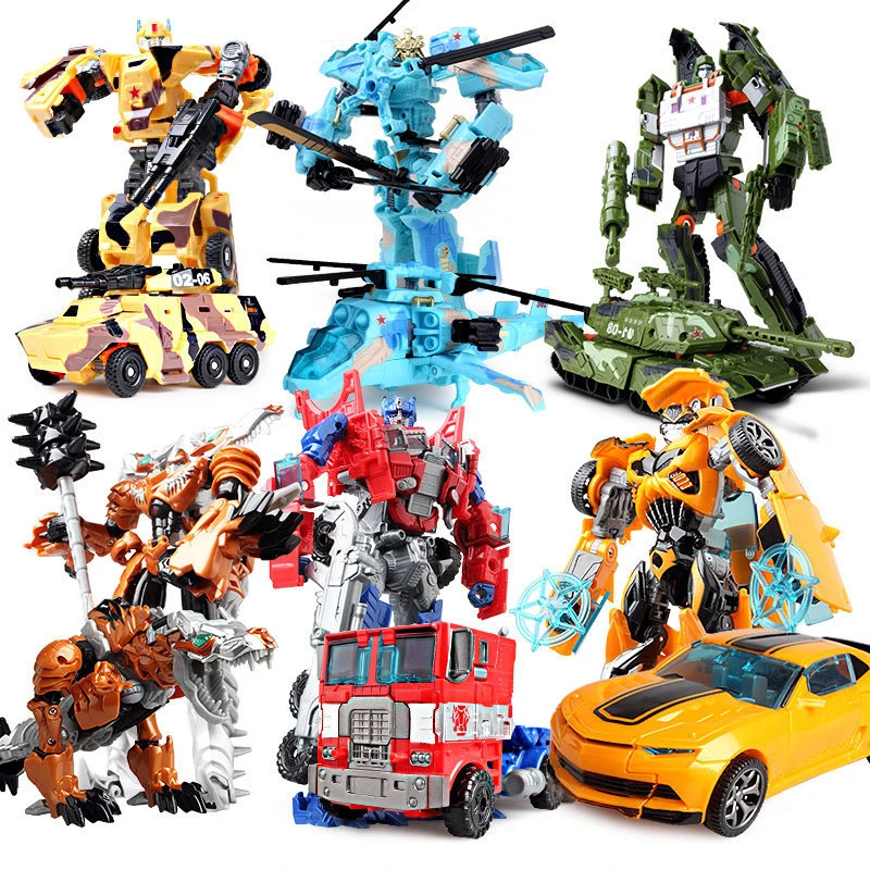 

New Simulation Transformation Model Toys Anime Action Figure Movie Plastic Robot Car Aircraft Birthday Gift For Boys Collection