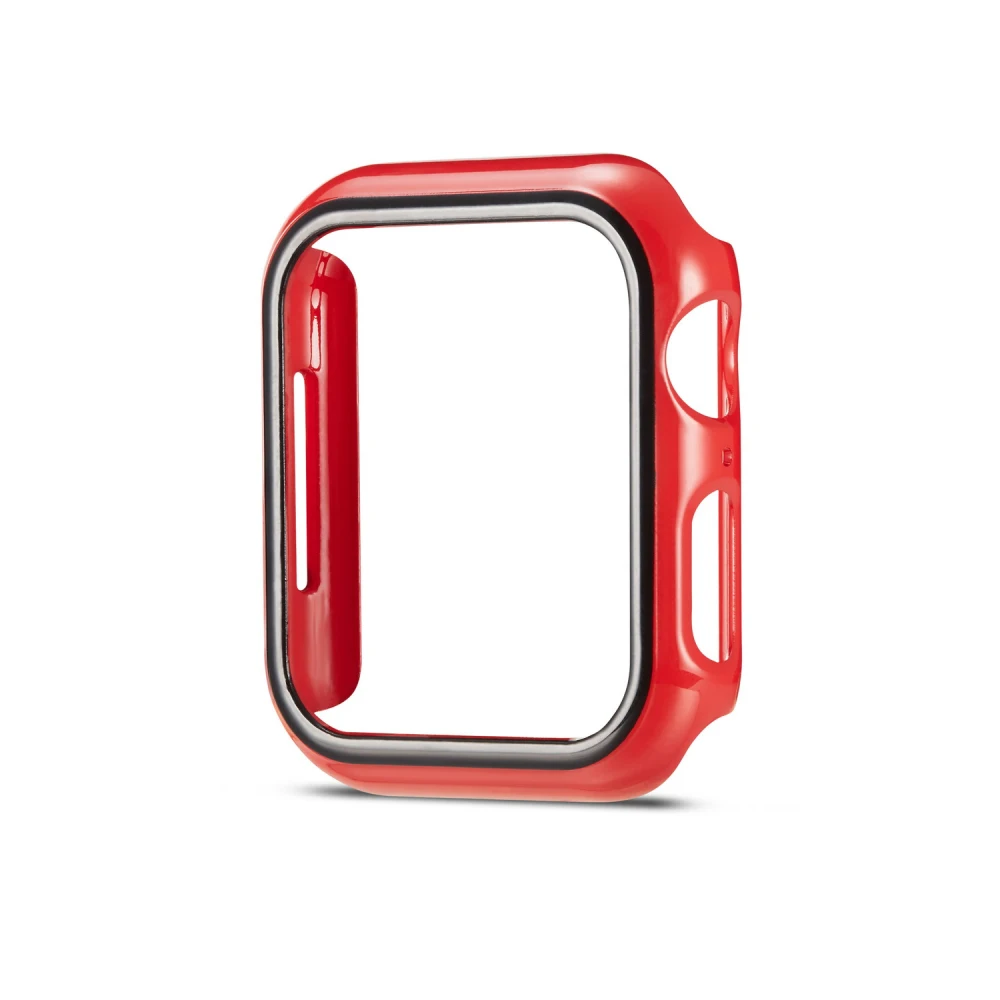 Роскошный Жесткий чехол из поликарбоната для Apple Watch 4 5 40 44 мм защитная рамка