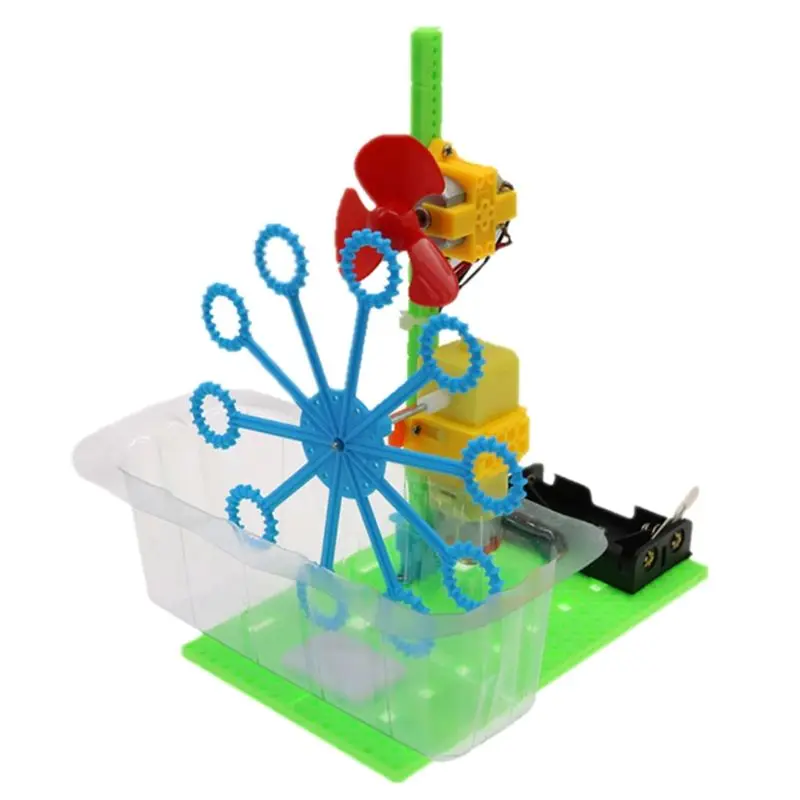

Automatic Bubble Maker Blower Machine Toy Children Assemble Puzzle Bathing Toys Outdoor Activity Kids Early Educational Gift