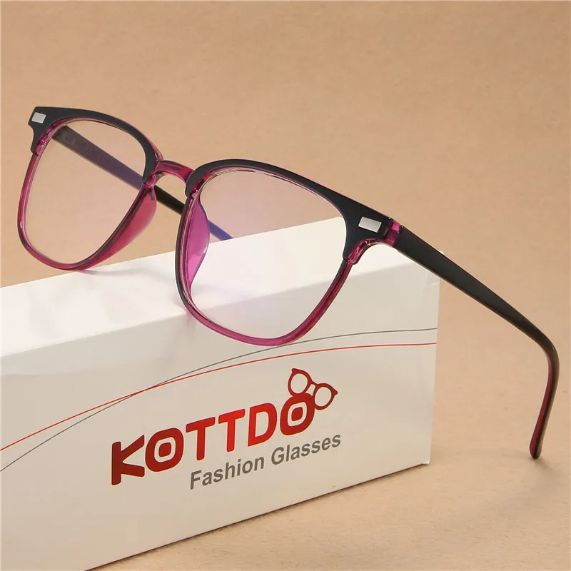 

Classic Square Women Eyeglasses Plastic Frame Brand Designer Men Eye Glasses Transparent Optical Spectacle Glasses Frame