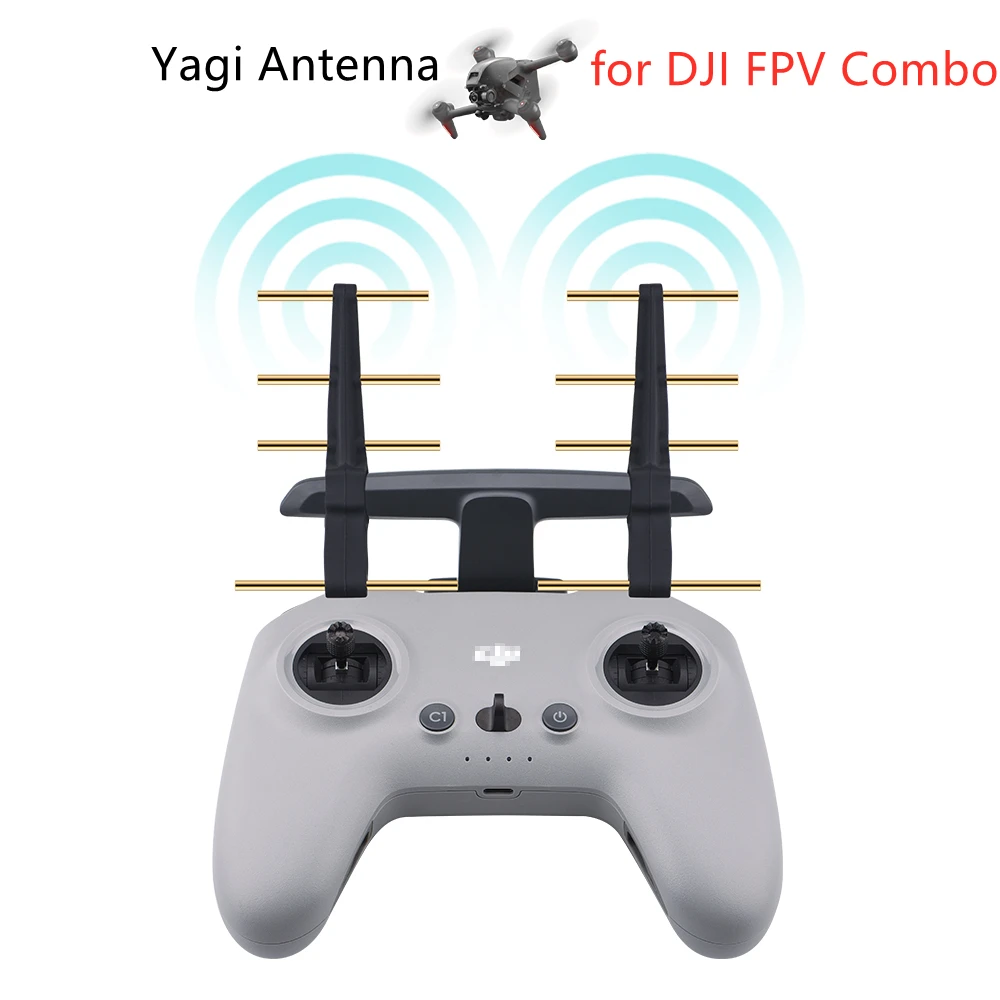 Антенна Yagi 2 4 ГГц усилитель сигнала для DJI FPV Combo Remote Control Range Extender аксессуар дрона RC