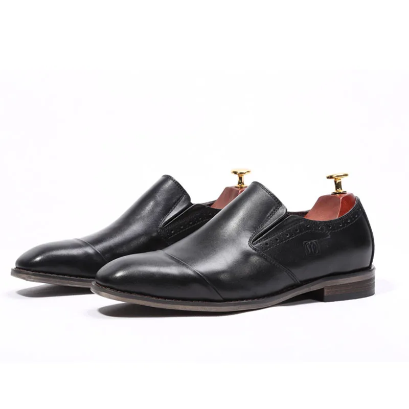 Туфли оксфорды мужские классические натуральная кожа без застежки специальная