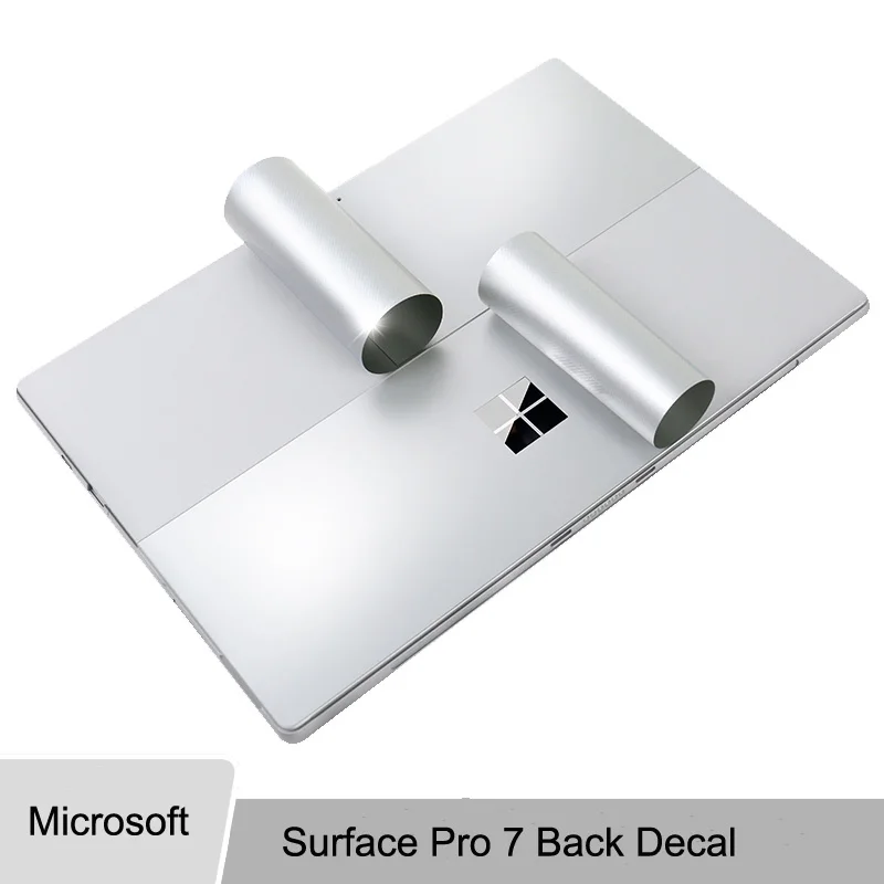 XSKN для Microsoft Surface Pro 7 ультратонкая Серебряная задняя наклейка защитная