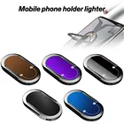 Автомобильное магнитное крепление всасывания ветрозащищенная Зажигалка Перезаряжаемые Творческий сотового телефона крепление в виде кольца на палец usb-прикуриватель, стилизованный под ручку