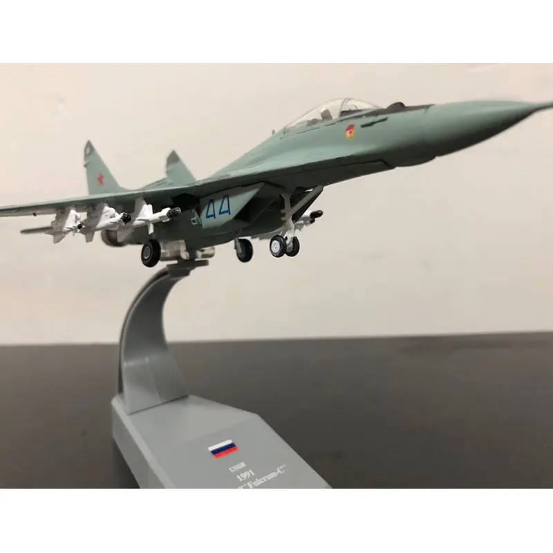 Амер 1/100 весы Россия МиГ-29 истребитель Литье металла военный самолет модель игрушки для сбора/подарок/украшение