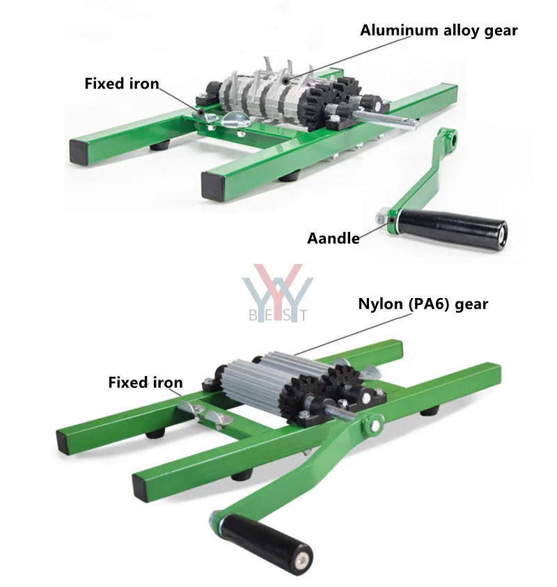 Дробилка из нержавеющей стали с ручным приводом 7 л дробилка для яблочного сидра