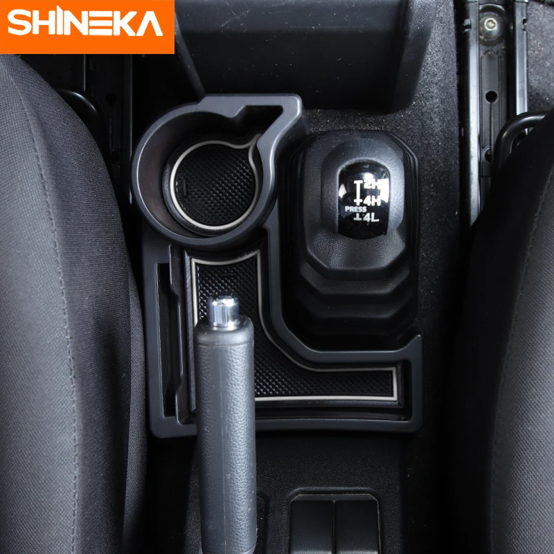 Pаспродажа SHINEKA автомобильная коробка для хранения с переключением передач 4WD, органайзер, поднос, подставка для чашки, коврик, Нескользящие аксессуары...