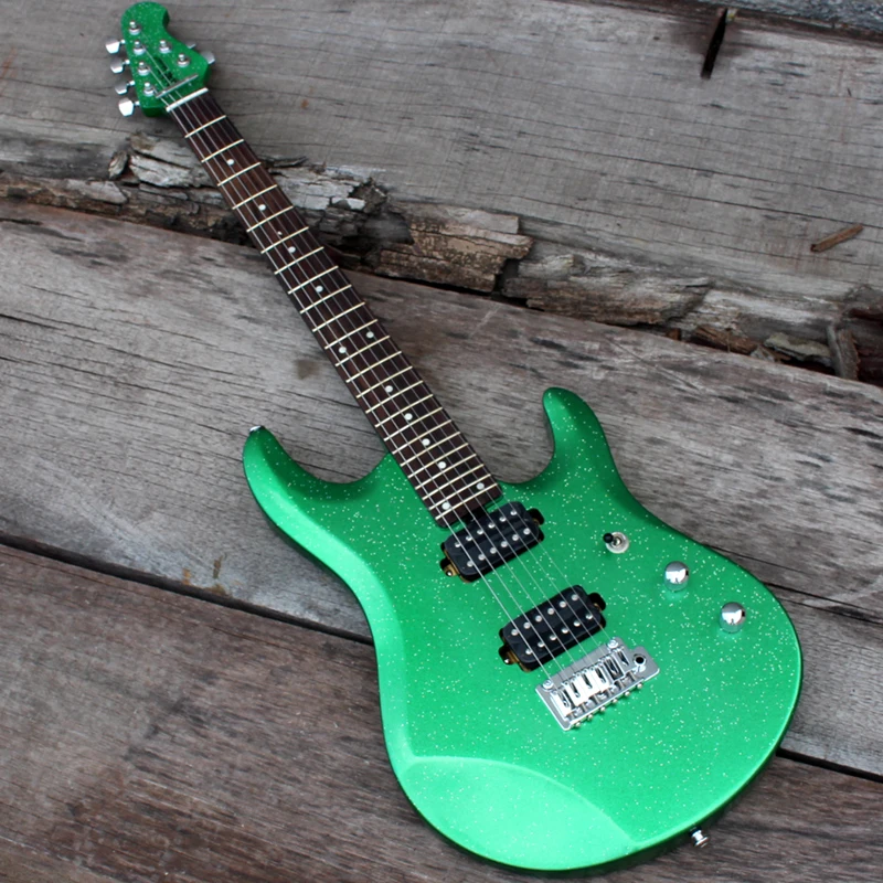 Зеленый Eart фабрика custom shop Новинка JP60L металлическая фиолетовая 6 струнная электрогитара - Цвет: Зеленый