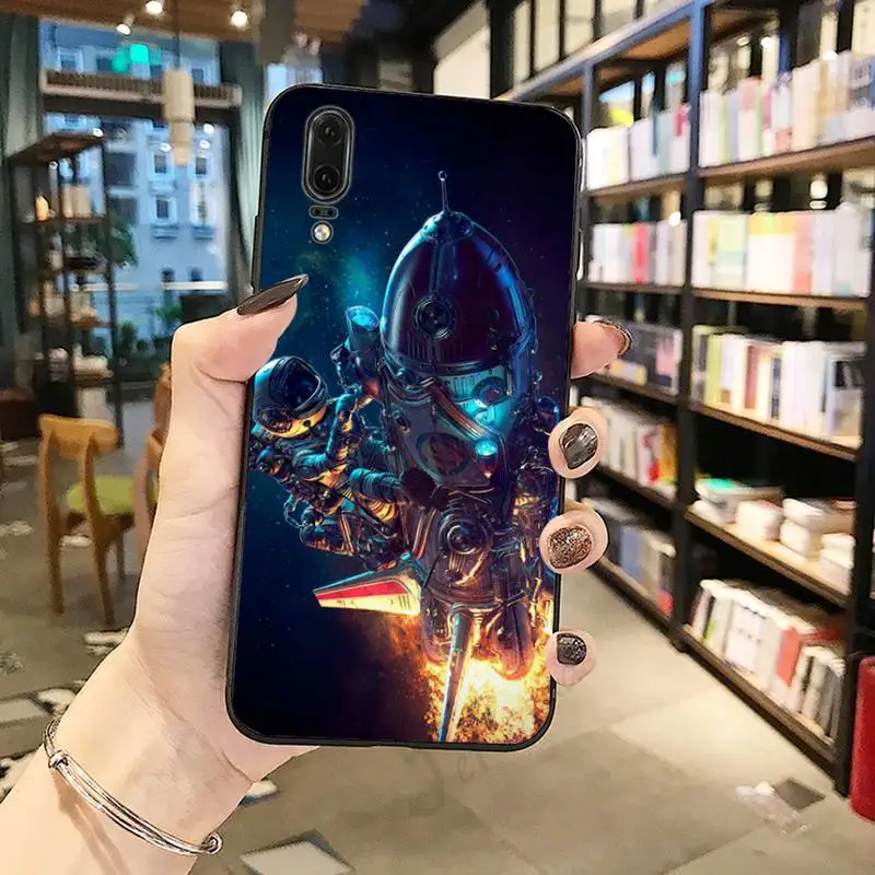 

Astronaut Aesthetics Space art Phone Case For Huawei honor Mate P 10 20 30 40 Pro 10i 9 10 20 8 x Lite