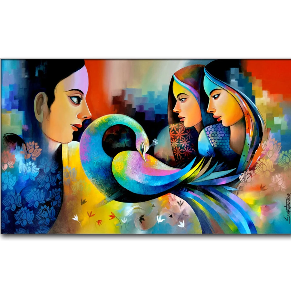 5D Сделай Сам Алмазная Картины статуя Будды с Золотые листья бамбука перекресная