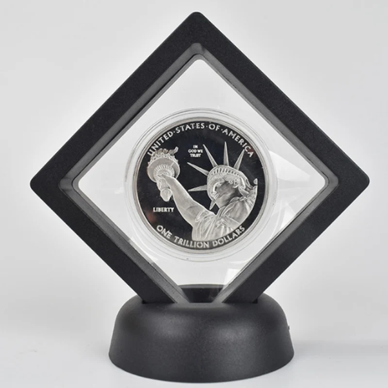 1 триллион долларов золотая монета покрытая криптовалютой Коллекционная США