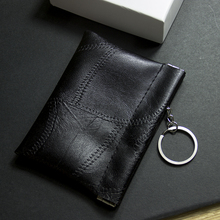 Cartera de cuero con llavero para hombre...